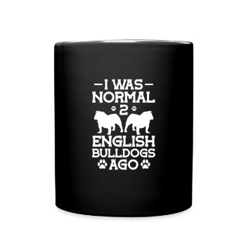 Bouledogue anglais Chien bouledogue anglais Cadeau - Mug uni - noir - Devant