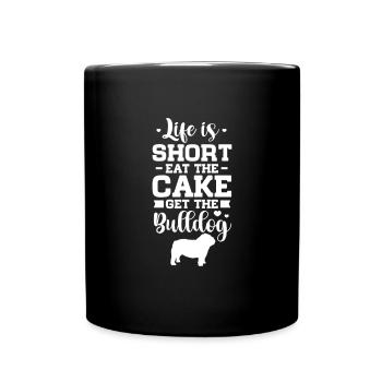 Bouledogue anglais Chien bouledogue anglais Cadeau - Mug uni - noir - Devant