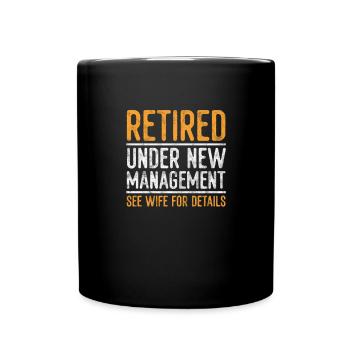 Retirement - Full Colour Mug - black - Front