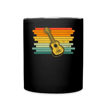 Ukulele Ukulele Player Ukulelist - Full Colour Mug - black - Front