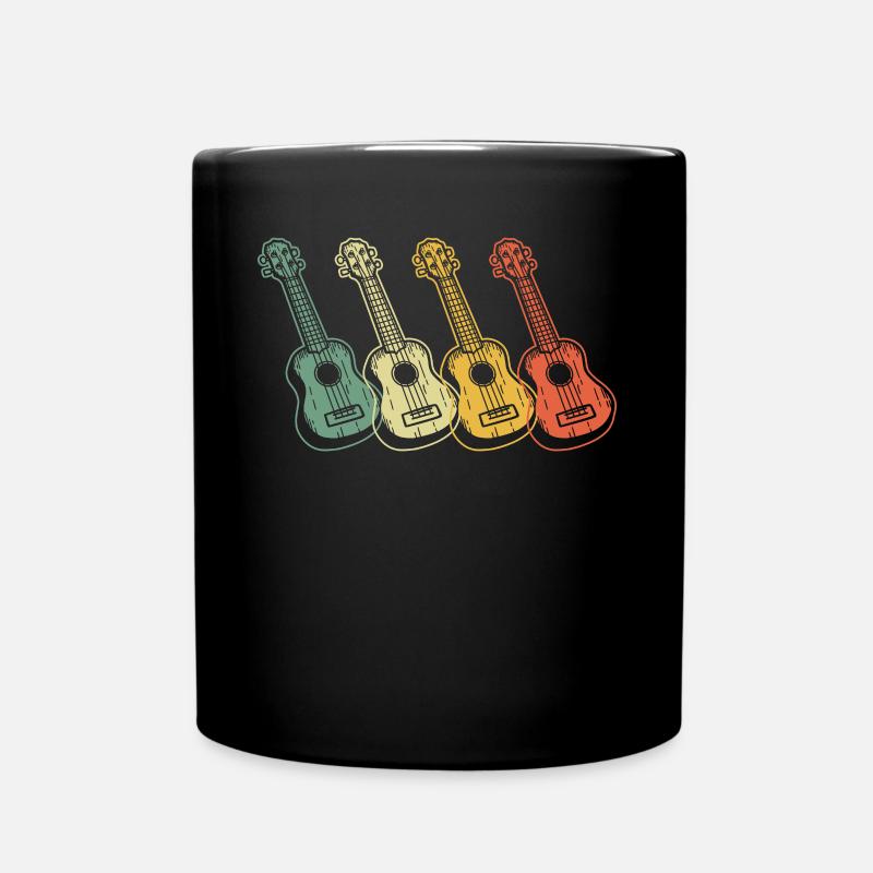 Ukulélé Joueur de ukulélé Ukuléléliste - Mug uni - noir