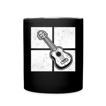 Ukulele Ukulele Player Ukulelist - Full Colour Mug - black - Front