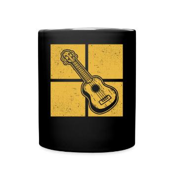 Ukulele Ukulele Player Ukulelist - Full Colour Mug - black - Front
