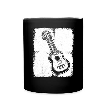 Ukulele Ukulele Player Ukulelist - Full Colour Mug - black - Front