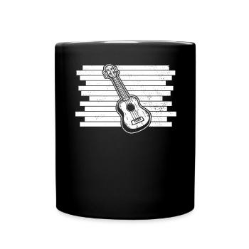 Ukulele Ukulele Player Ukulelist - Full Colour Mug - black - Front