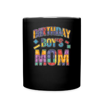 Mère du garçon d’anniversaire Bauklötze - Mug uni - noir - Devant
