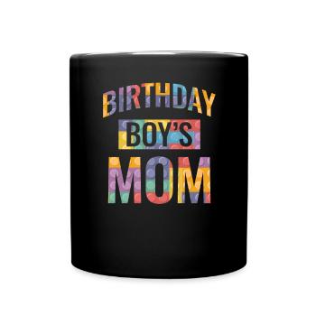Mère du garçon d’anniversaire Bauklötze - Mug uni - noir - Devant