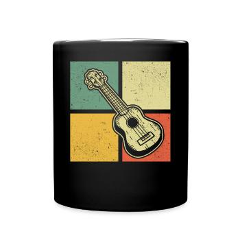 Ukulele Ukulele Player Ukulelist - Full Colour Mug - black - Front