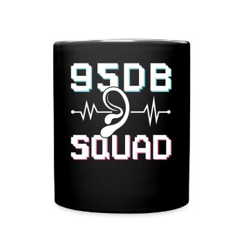 95 dB Squad - Deaf Pride - Tasse einfarbig - Schwarz - Vorne