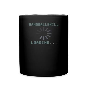 Accessoires de handball motif handball - Mug uni - noir - Devant