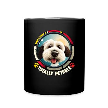 Hunde Spruch Havaneser Design für Hundeliebhaber - Tasse einfarbig - Schwarz - Vorne