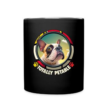 Chiens Français Bulldog Amateurs de chiens - Mug uni - noir - Devant