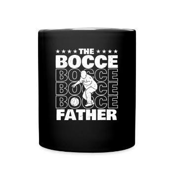 The Bocce Father Gift Father Papa Father's Day - Full Colour Mug - black - Front