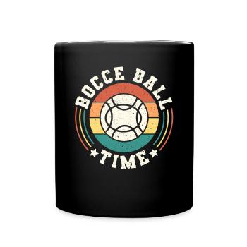 Bocce Ball Time Shirt Gift Boccia - Full Colour Mug - black - Front