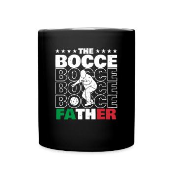 The Bocce Father Gift Father Papa Father's Day - Full Colour Mug - black - Front