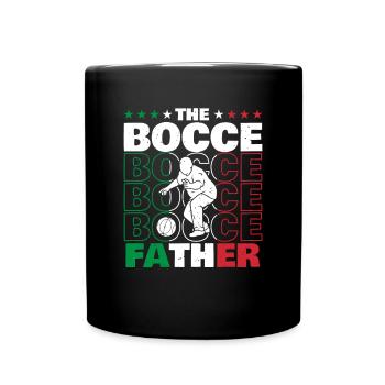 The Bocce Father Gift Father Papa Father's Day - Full Colour Mug - black - Front
