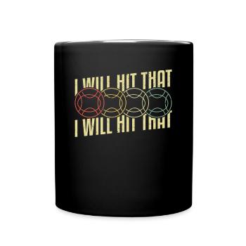 Je vais frapper ce cadeau de chemise de joueur de boccia - Mug uni - noir - Devant