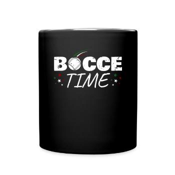 Bocce Time Shirt Gift Boccia Player - Full Colour Mug - black - Front