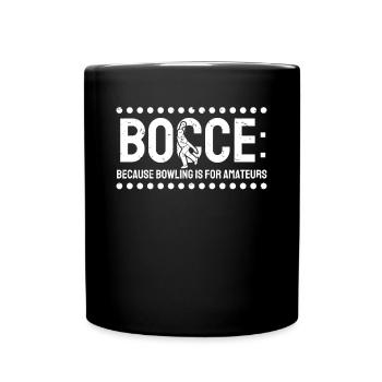 Bocce Shirt Gift Boccia Player - Full Colour Mug - black - Front