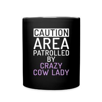 Cow Gift Cow Lover Farmer Gift - Mug uni - noir - Devant