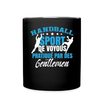 Handball Sport Entraîneur - Mug uni - noir - Devant