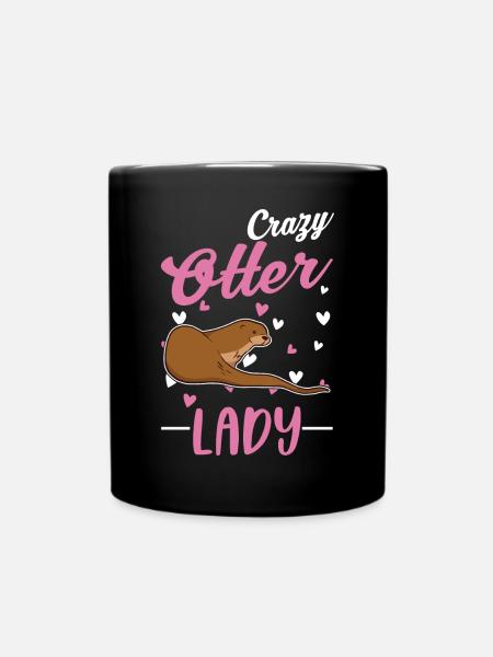 Loutre folle Loutre de mer - Mug uni - noir