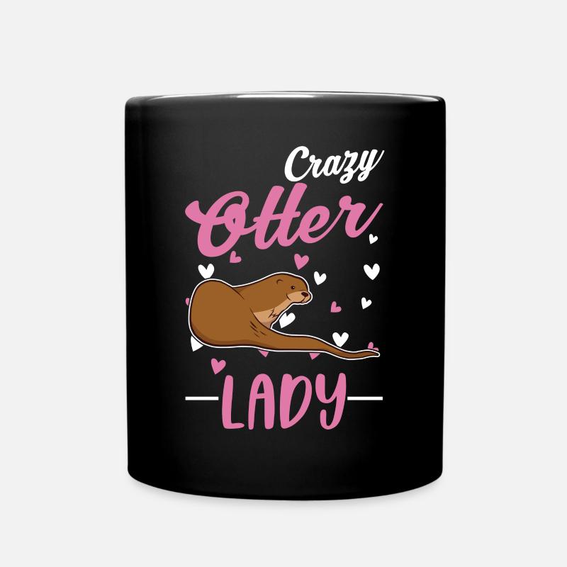 Loutre folle Loutre de mer - Mug uni - noir