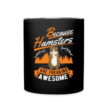 Hamster Cadeau Hamster Nain Hamster doré - Mug uni - noir - Devant