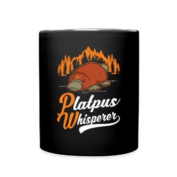 Schnabeltier Flüsterer Platypus Whisperer - Mug uni - noir - Devant