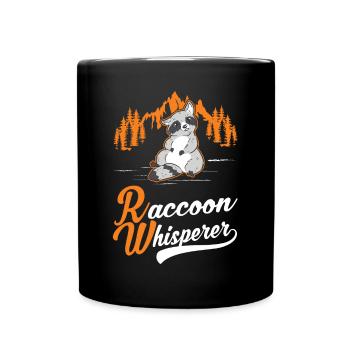 Raton laveur Raton laveur - Mug uni - noir - Devant