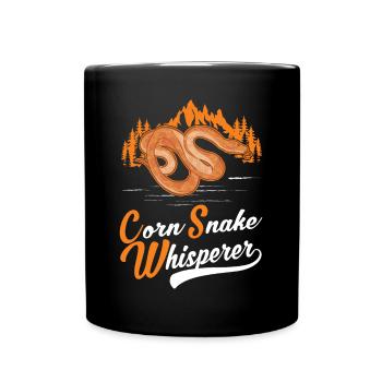 Kornnatter Flüsterer Corn Snake Whisperer - Full Colour Mug - black - Front