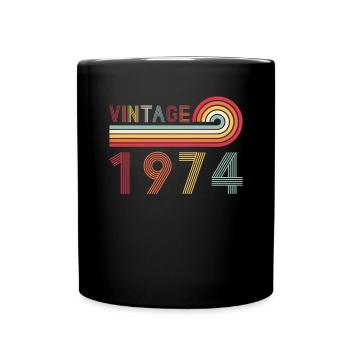 Drôle de millésime né en 1974 anniversaire - Mug uni - noir - Devant