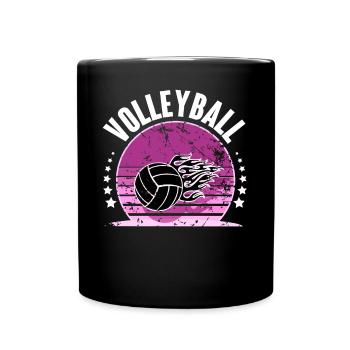 Volleyball - Full Colour Mug - black - Front