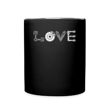 LOVE Tuning PS-Lovers Car Screwdriver - Full Colour Mug - black - Front
