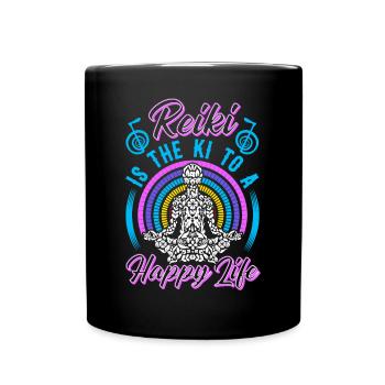 Praticiens de Reiki & Maître Reiki - Mug uni - noir - Devant