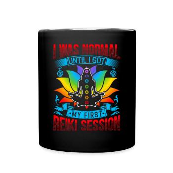 Praticiens de Reiki & Maître Reiki - Mug uni - noir - Devant