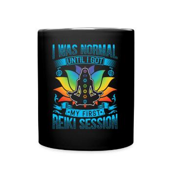 Praticiens de Reiki & Maître Reiki - Mug uni - noir - Devant