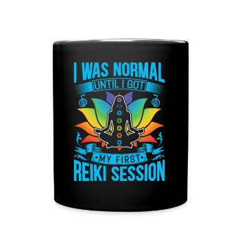 Praticiens de Reiki & Maître Reiki - Mug uni - noir - Devant