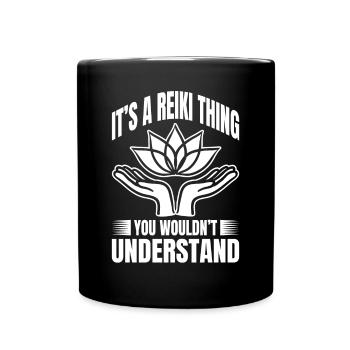 Praticiens de Reiki & Maître Reiki - Mug uni - noir - Devant