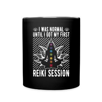 Praticiens de Reiki & Maître Reiki - Mug uni - noir - Devant