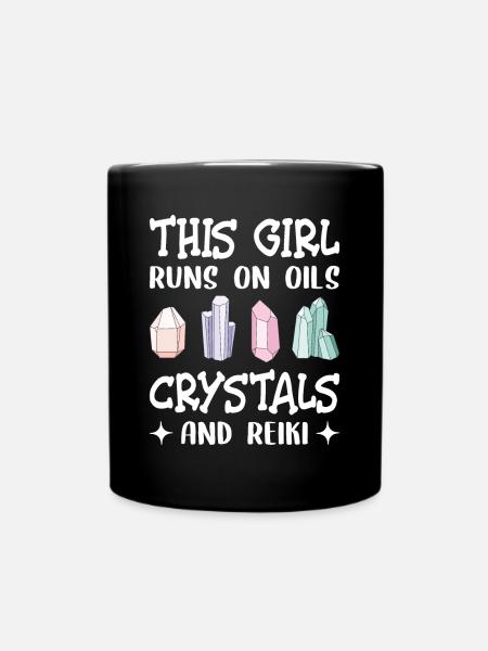 Reiki Praktizierende & Reiki Master - Tasse einfarbig - Schwarz