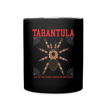 Vogelspinnen Dad Spinne Vogelspinne Geschenk - Tasse einfarbig - Schwarz - Vorne