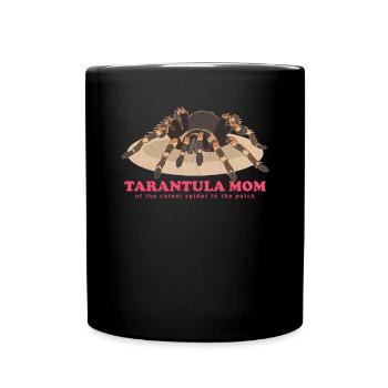 Vogelspinnen Mom Vogelspinne Spinne Geschenk - Tasse einfarbig - Schwarz - Vorne