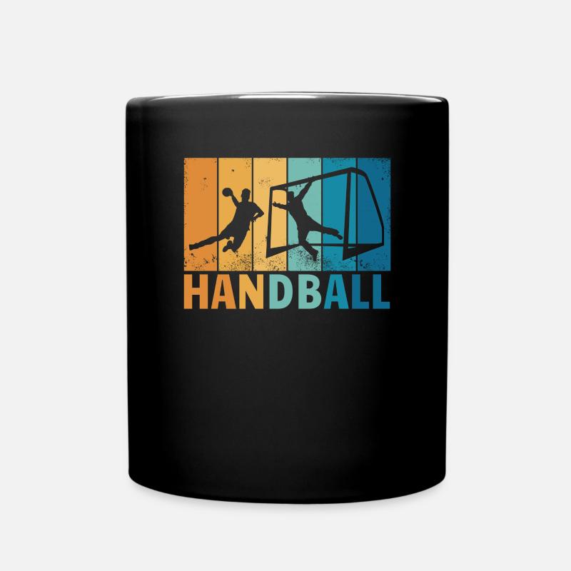 Accessoires de handball motif handball - Mug uni - noir