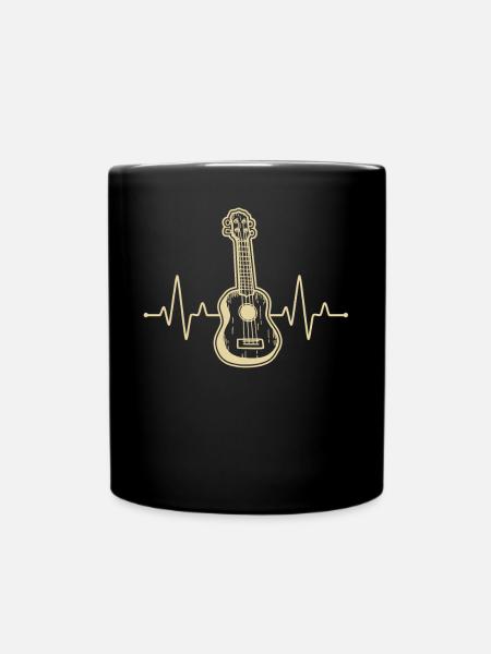 Ukulélé Joueur de ukulélé Ukuléléliste - Mug uni - noir