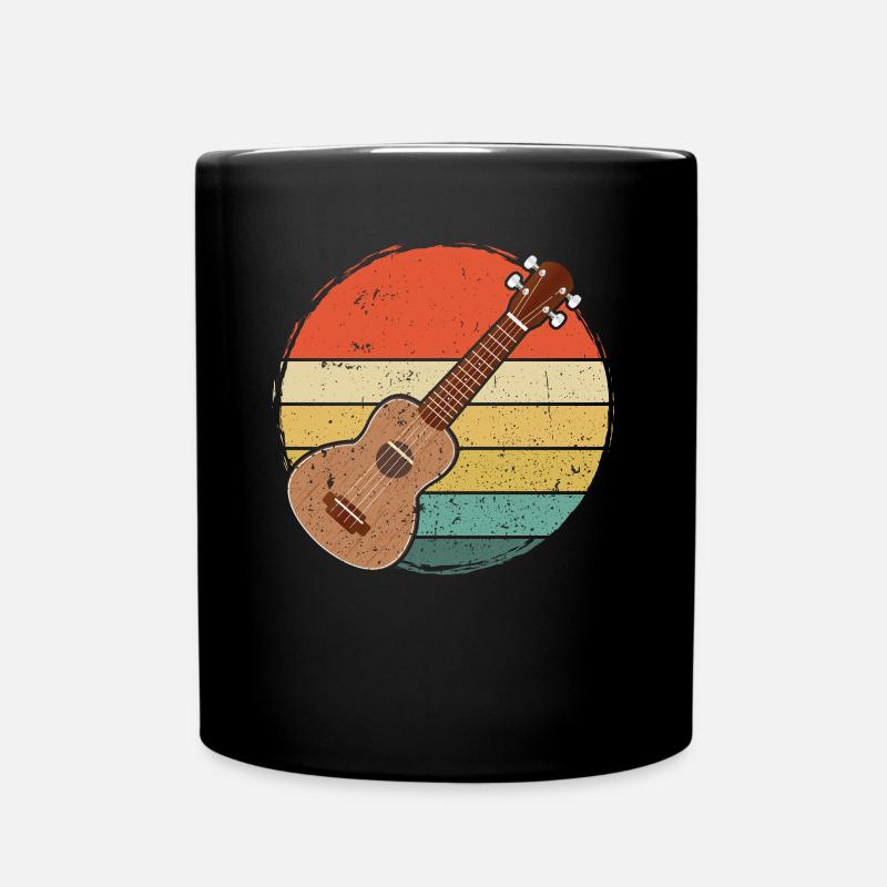 Ukulélé Joueur de ukulélé Ukuléléliste - Mug uni - noir