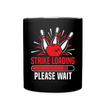 Strike Chargement Bowling - Mug uni - noir - Devant