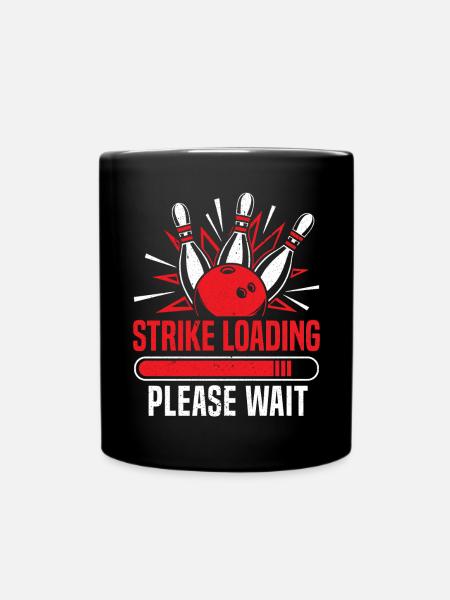 Strike Loading Bowling - Tasse einfarbig - Schwarz