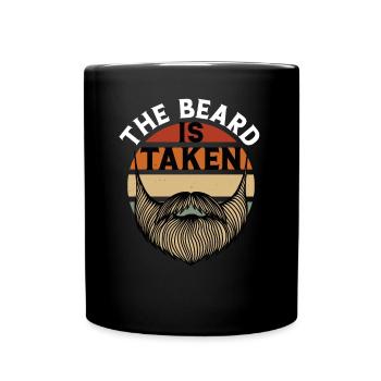 Dieser Bart Ist Sonnenuntergang Genommen - Tasse einfarbig - Schwarz - Vorne