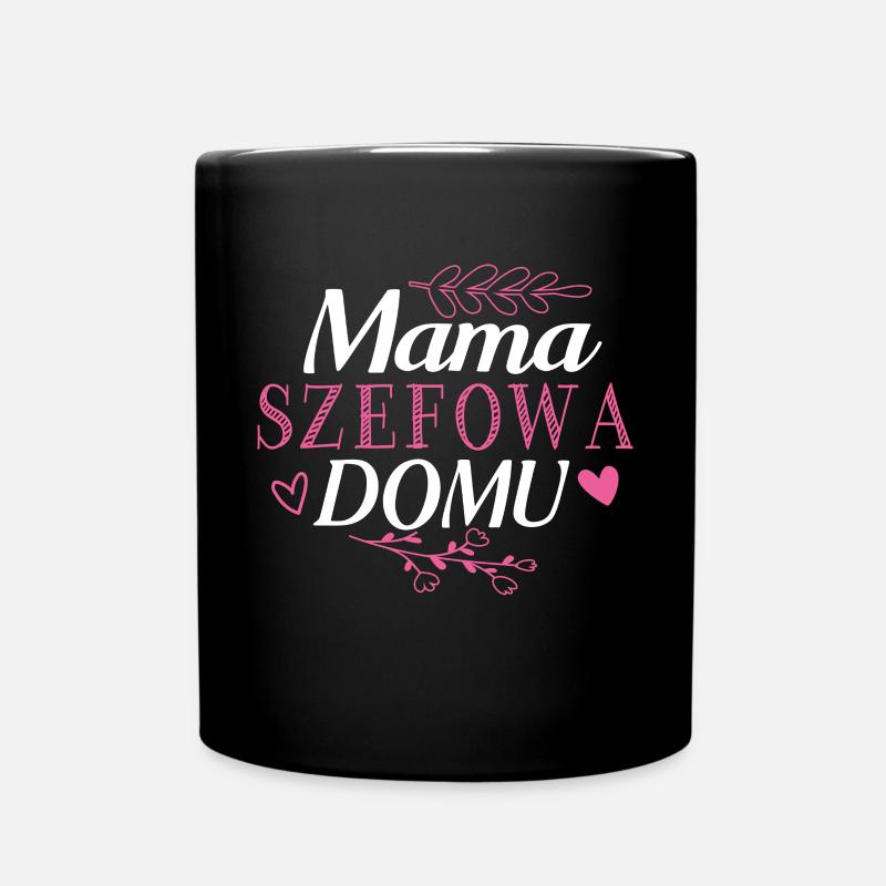 Polnische Sprüche für Mama Beste Mutter Polska - Tasse einfarbig - Schwarz